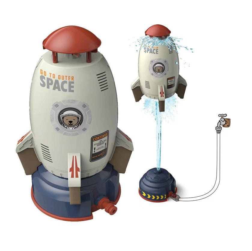 Rocket Sprinkler – Water Rocket Launcher, Water Pressure Lift Sprinkler Toy for Kids